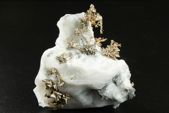 Native Silver in Calcite - Morocco #266130